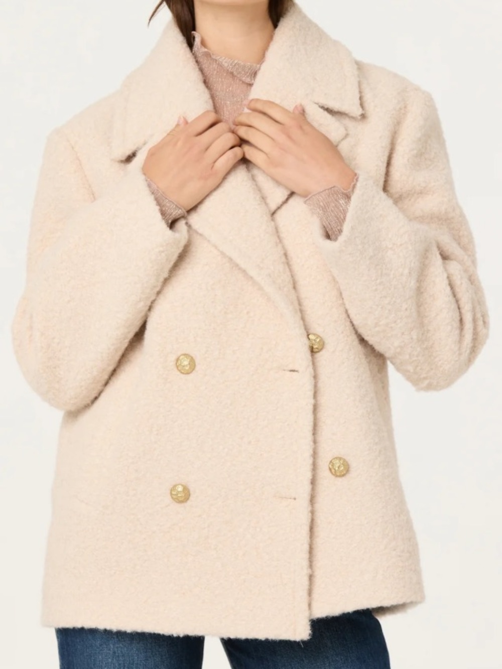 NWT ASTR the Label Jalyn Double Breasted Coat / S